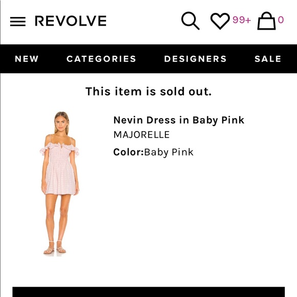 MAJORELLE Nelvin Mini Dress in Baby Pink - Picture 11 of 16